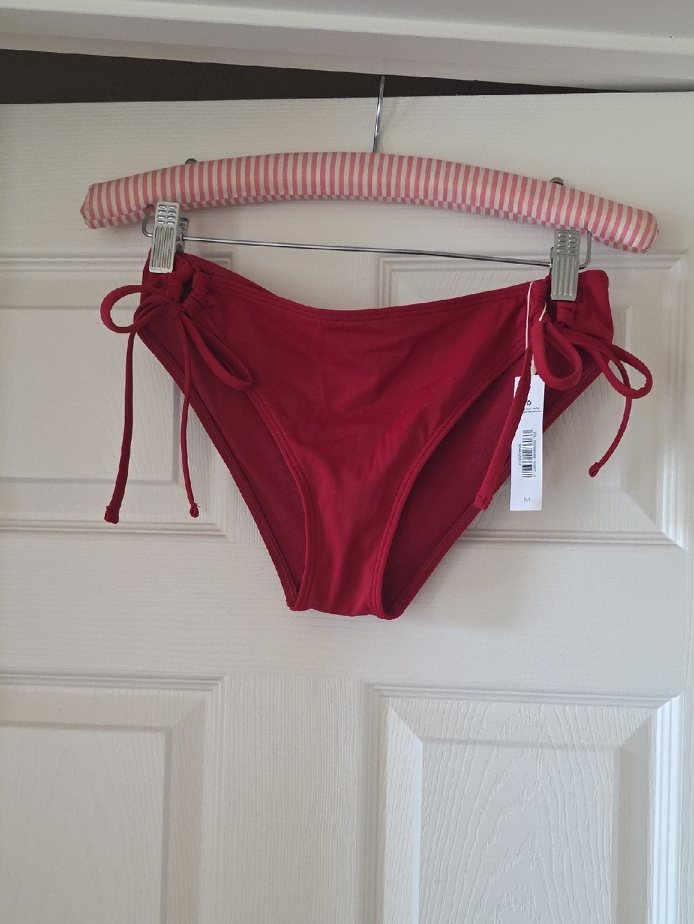 Adore Me Crimson Side-Tie Bikini Bottoms